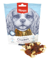 Wanpy Oven-roasted chicken jerky calcium bone twists