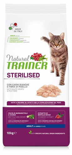 Natural Trainer Cat Sterilized White Meat