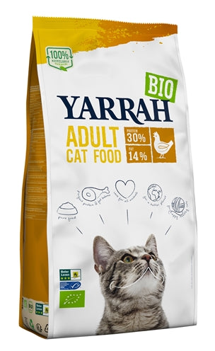 Yarrah Cat Organic koščke piščanca