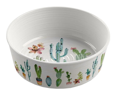 Tarhong Food Bowl Dog Cactus Print 2 Melamine