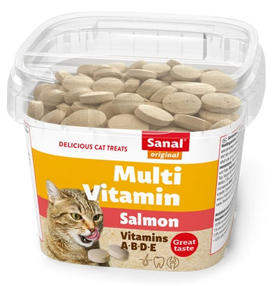 Sanal Cat Multi witaminowe łososia przekąski