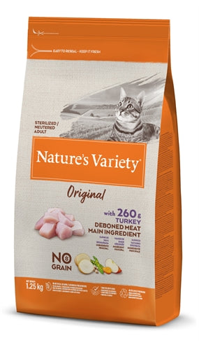 Natures variety Original sterilized turkey no grain