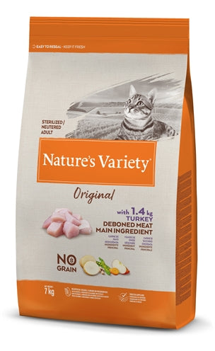 Natures variety Original sterilized turkey no grain