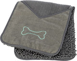 Trixie Microfiber Handtuch mat Intake Bags Grey