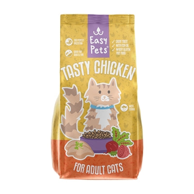 Easypets sabroso pollo para gato adulto comida