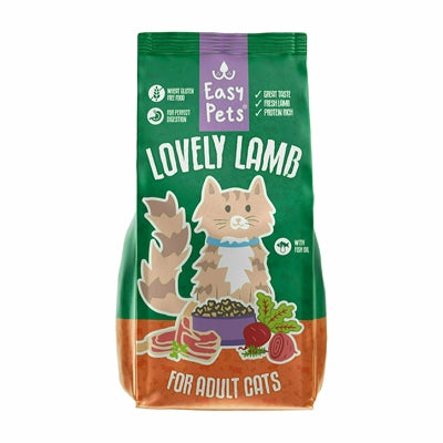 EasyPets Schöne Lammkatkatze Essen