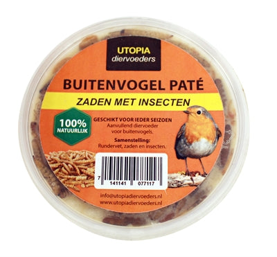 Utopia vogelpate med frön och insekter