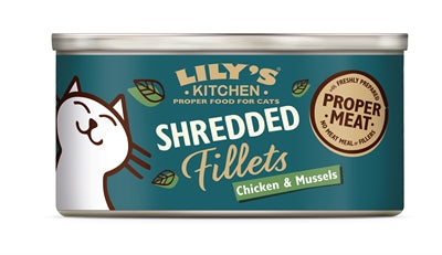 Lily's Kitchen Kitchen Chicken Mussel Shredded filet