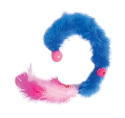 JW Cataction Featherlite Boa che rimbalza con catnip