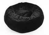 Foeiii Hondenmand cozy pluche relax donut zwart