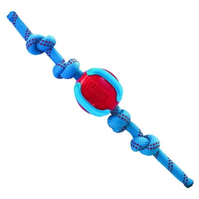 Kong Jaxx Brights Ball+Rope assorti