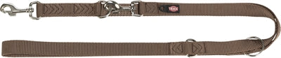 Trixie Dog Leash justerbar premiumbrun