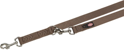 Trixie Dog Leash justerbar premiumbrun