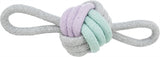 Trixie Junior Button Ball con 2 loop a mano corda