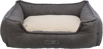 Trixie be eco reciclado cesta de perro colina angular gris oscuro bei