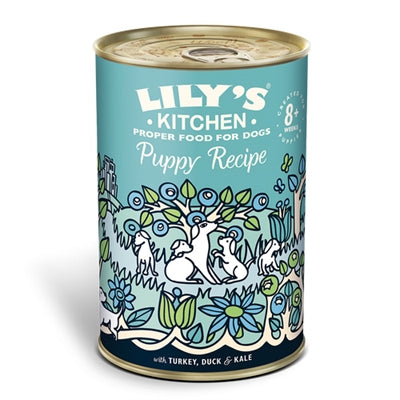 Lily's Kitchen Dog Puppy Recette Turkey Duck Kale