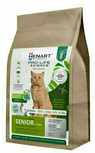 Henart Insect cat senior with hem eggshell membrane