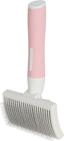 Zolux Anah Slicker Brush Retained Pink White