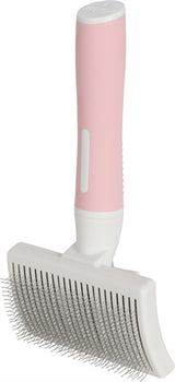 Zolux Anah Slicker Brush behållen rosa vit