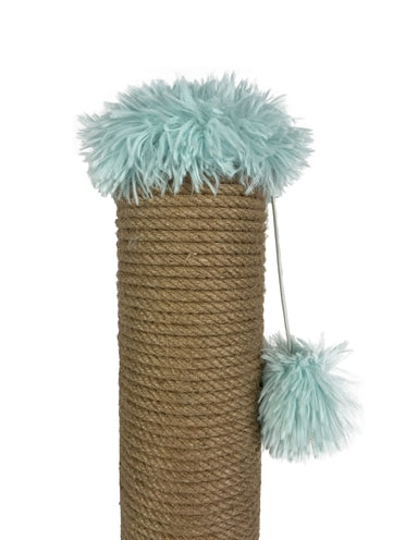 Foeiii scratching pole plush light blue