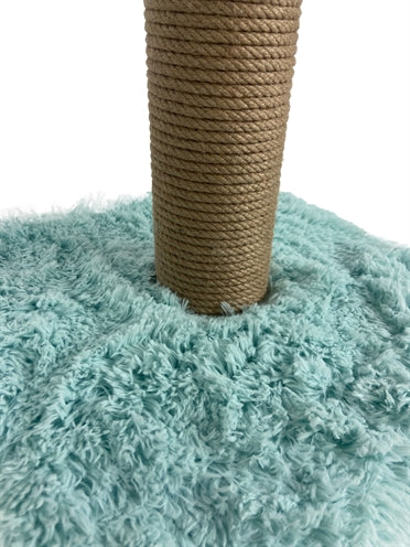 Foeiii scratching pole plush light blue