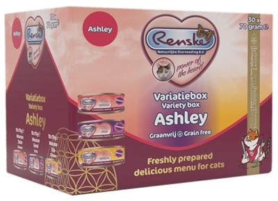 Renske Fresh Mousse Cat Variation Box Ashley Salmon Duck Chicken Grain -frei