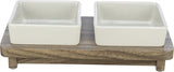 Trixie Food Bowl Set Set Citystyle Ceramic Grey Brown