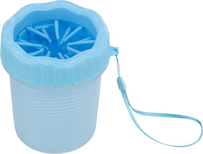 Trixie Poot Cleaner pour le chien en silicone pp bleu