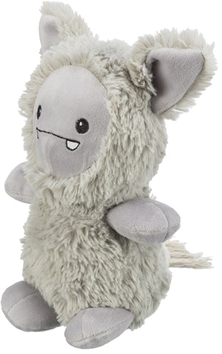 Trixie chien jouet monstre en peluche gris