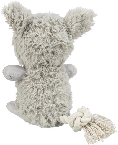 Trixie dog toy monster plush gray