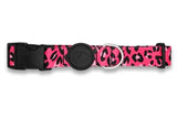 Morso Halsband hond gerecycled bubble leo roze