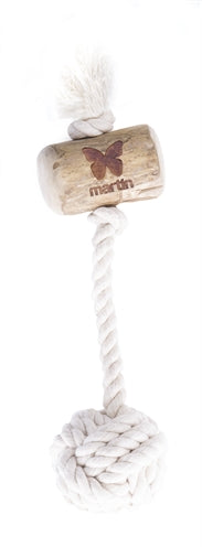 Martin Coffee Wood Tensile Play Play Flostouw Ball noué avec cliquet