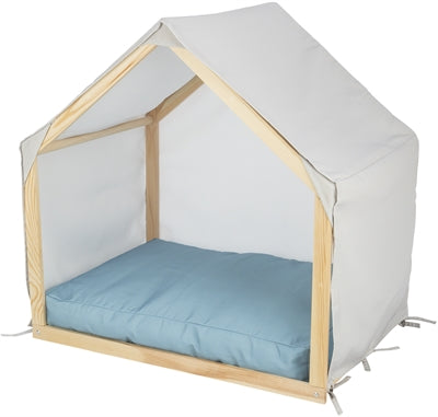 Trixie Hondenmand tent lias hout zand blauw