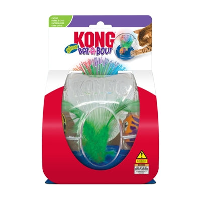 Kong Bat-a-bout aquarium met catnip