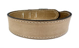 Sazzz Halsband hond boho vintage leer beige