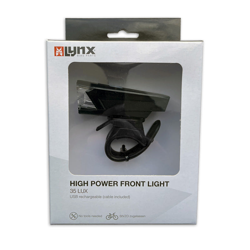 Lynx Koplamp High USB 35 Lux