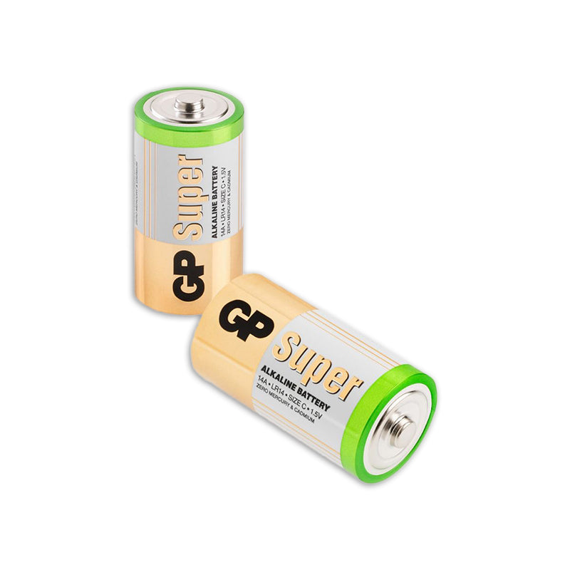 GP Super Alcaline C Batteries 2pp