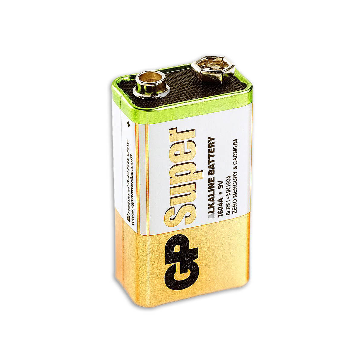 GP Super Alkaline 9V batteri 1pk