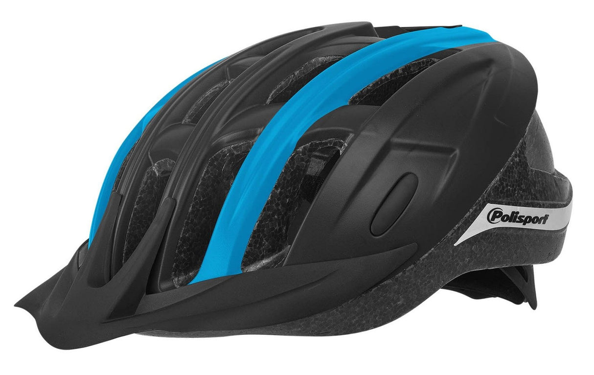 Pol Ride in fietshelm l 58-62cm zwart Blauww