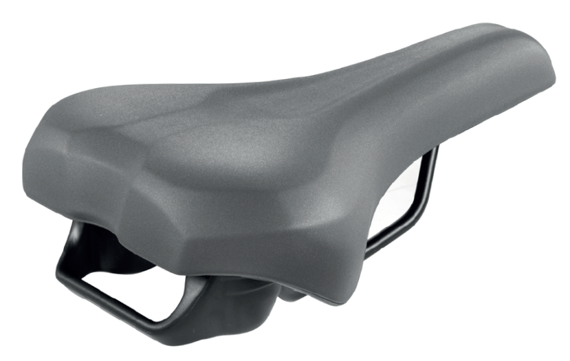 Selle Montegrappa Bmg 5008 Ebike Saddle Maniglia con mango gris