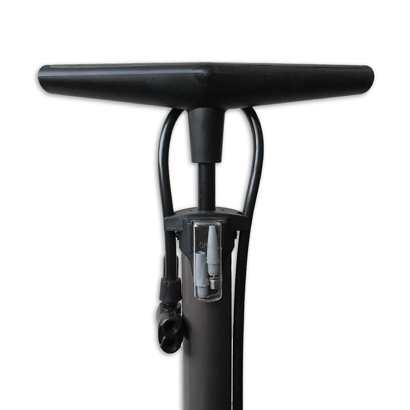 Lynx bicycle pump with manometer black