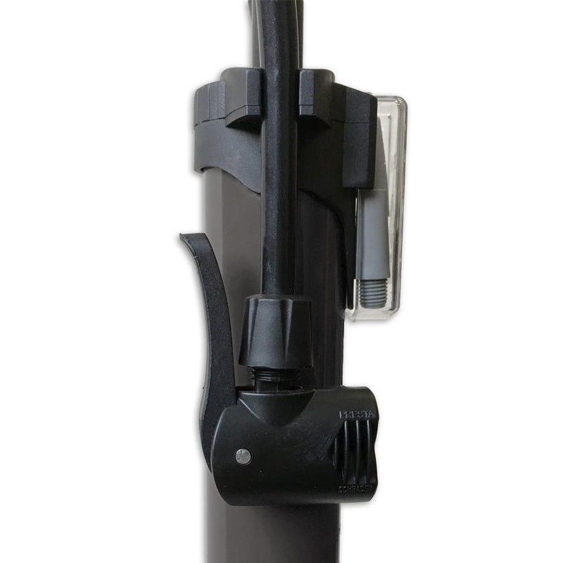 Lynx bicycle pump with manometer black