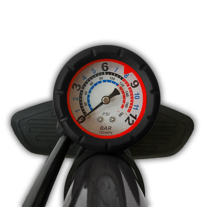 Lynx bicycle pump with manometer black