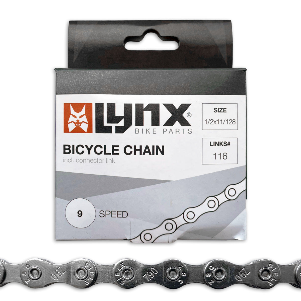 Lynx 9 -speed bicycle chain 1 2 x 11 128 (116 links) - Connected