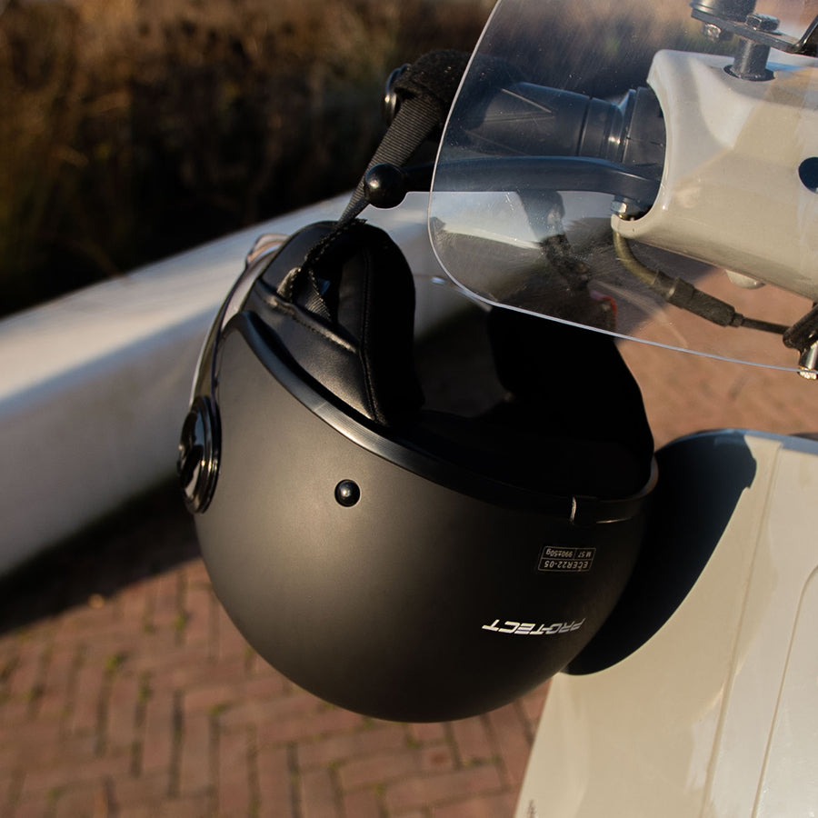 Proteggi pro-tect Urban Helmet XL per scooter e biciclette ECE di qualità nera