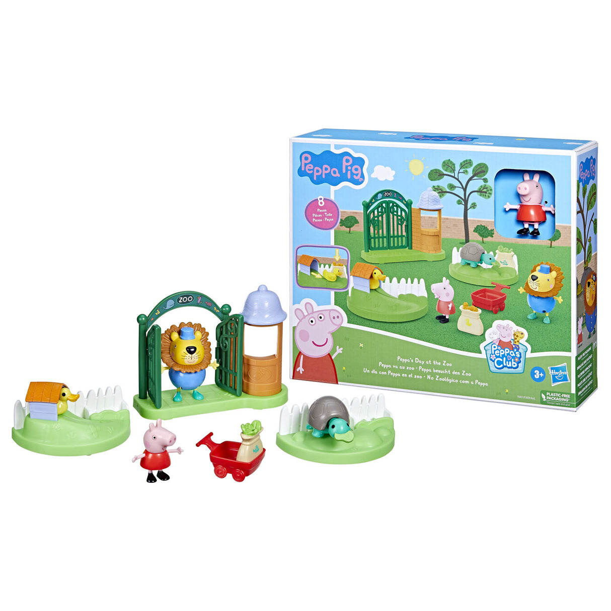 Hasbro Peppa goes to the Zoo Speelset