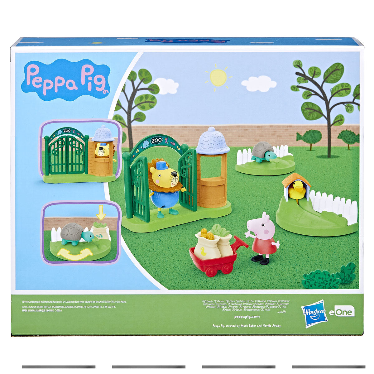 Hasbro Peppa goes to the Zoo Speelset