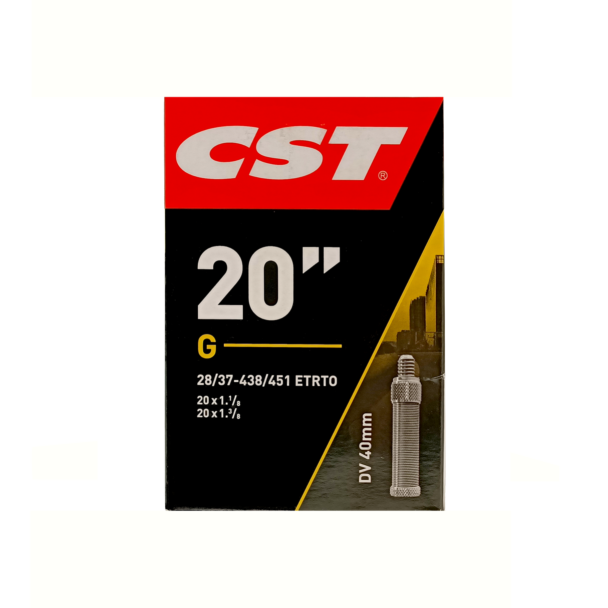 CST Binnenband 20x1.3 8 dv 28 37-438 451