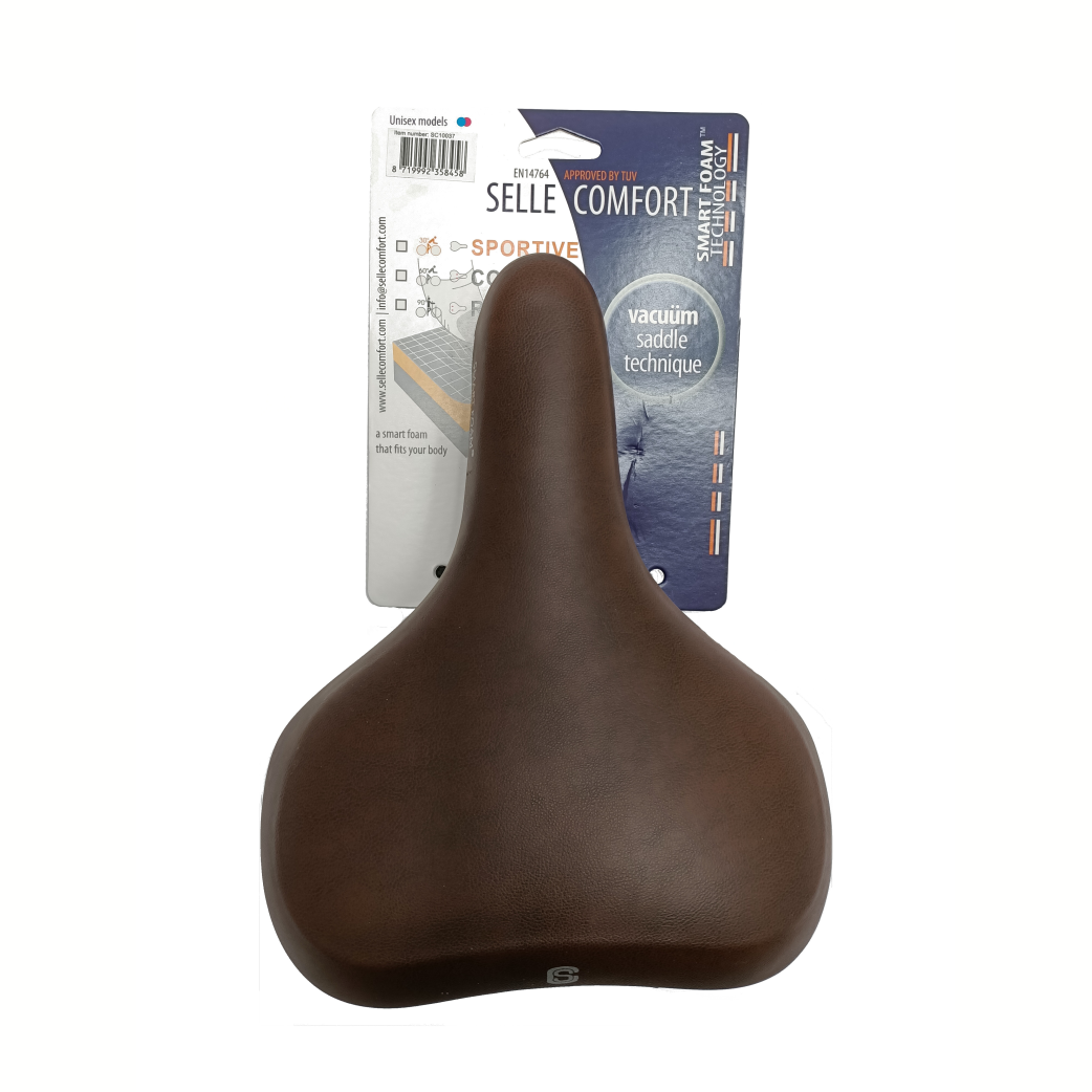 Selle Comfort Comfort zadel pure bruin memory foam