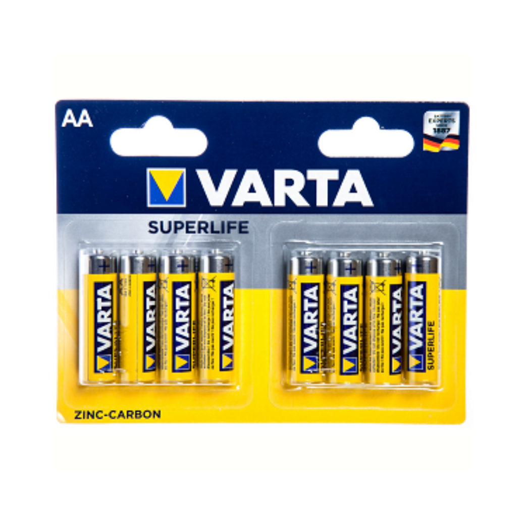 Batteries AA Superlife R06 1.5V Zink-Carbon 8 pieces